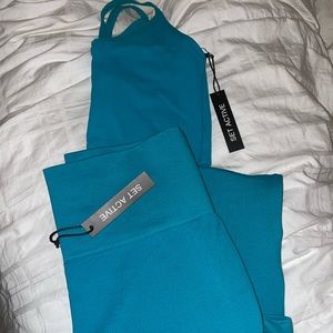 SETavtive Sculptflex Teal set NWT